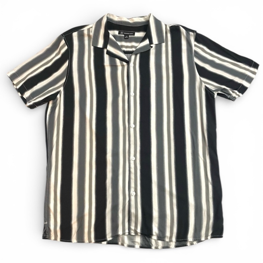 INC International Concepts Men's Striped Button Down Shirt Size Medium